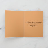 ***Erwarten Sie etwas Magick!*** Grußkarte Karte (Innenseite)