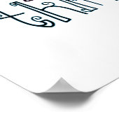 Erwarten Sie gute Dinge Poster (Ecke)