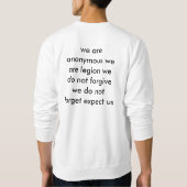 Erwarten Sie uns Sweatshirt (Rückseite)