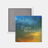 Erwarten Sie Wunder! Magnet (Vorderseite/Rückseite)