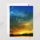 Erwarten Sie Wunder! Postkarte (Vorne/Hinten)