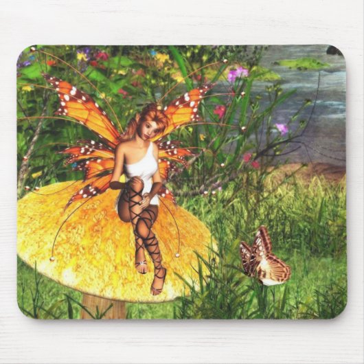 Erwarten von Herbstfee mousepad (Vorne)