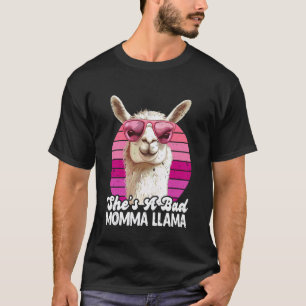 Erwartende Mutter Sie ist eine schlechte Momma Lam T-Shirt