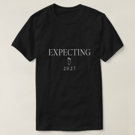 Erwartet 2027 | Baby-Ankündigungsdesign T-Shirt
