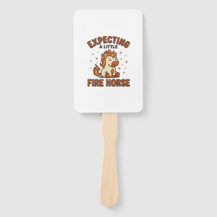 Erwartet ein kleines Feuerpferd Vintage Baby Shirt Fächer