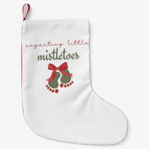 Erwartet ein kleines Mistelzweig-Weihnachten Schwa Kleiner Weihnachtsstrumpf