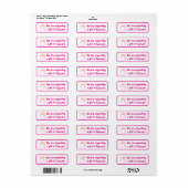 Erwartet ein Mädchen im Feb Stickers von dalDesign (Vorne)