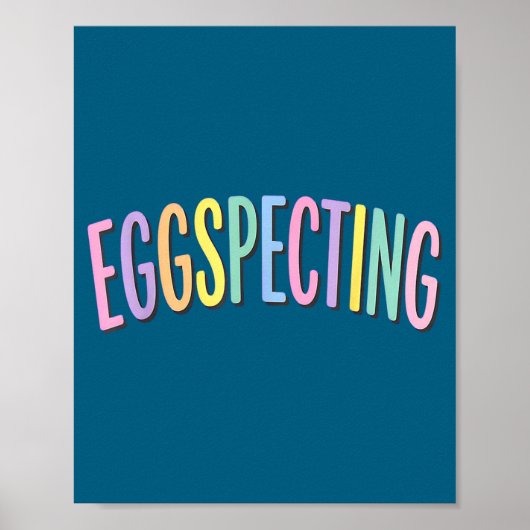 Erwartet Ostern werdende Eltern Schwangerschaft Poster (Vorne)