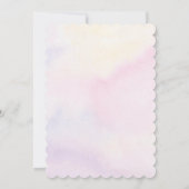 Erwartete Ergebnisse: Boho floral & lavender water Einladung (Rückseite)