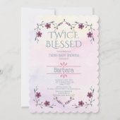 Erwartete Ergebnisse: Boho floral & lavender water Einladung (Vorderseite)