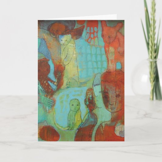 Erwartete Grußkarte für Klassen Karte (Vorderseite)