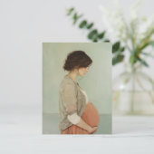 Erwartete Mama Postkarte (Stehend Vorderseite)