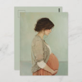 Erwartete Mama Postkarte (Vorne/Hinten)