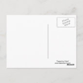 Erwartete märchenhafte Postkarte (Rückseite)