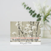 Erwartete Postkarte (Stehend Vorderseite)