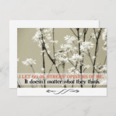 Erwartete Postkarte (Vorne/Hinten)