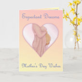 Erwartete Träume - Mama des Muttertags Karte (Gelbe Blume)