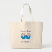 Erwartete Twins senden SISU Tote Bag Jumbo Stoffbeutel (Vorne)