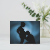 erwartetes Baby Postkarte (Stehend Vorderseite)