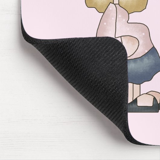 erwartetes Baby - Storchhemden und Geschenke Mousepad (Ecke)