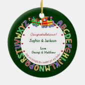 Erwartung 1. Weihnachtsgeschenke für Kinder Keramikornament (Hinten)