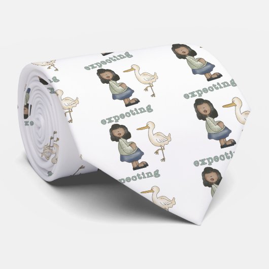 Erwartung - Afrikanische Mama wird und bleibt Krawatte (Gerollt)