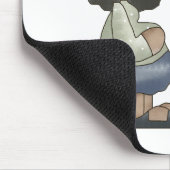 Erwartung - Afrikanische Mama wird und bleibt Mousepad (Ecke)