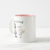 Erwartung - Afrikanische Mama wird und bleibt Zweifarbige Tasse (Vorderseite Links)