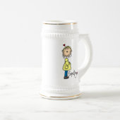 Erwartung der Baby-T - Shirts und der Geschenke Bierglas (VorderseiteRechts)