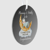 Erwartung der Eltern Mommy & Daddy Ornament (Vorderseite)
