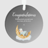 Erwartung der Eltern Mommy & Daddy Ornament (Rückseite)
