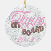 Erwartung der Mama-Zwillinge an Bord der Keramikornament (Hinten)