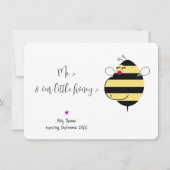 Erwartung der Schwangerschaftsankündigung von Mama Einladung (Vorderseite)