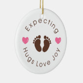 Erwartung des Mutteren-Zitats Keramik Ornament (Rechts)