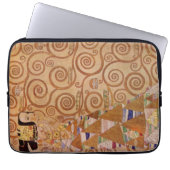 Erwartung durch Klimt Vintage Viktorianische Jugen Laptopschutzhülle (Vorderseite)