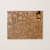 Erwartung durch Klimt Vintage Viktorianische Jugen Puzzle (Horizontal)