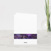 Erwartung einer Babykarte Ankündigung (Rückseite)