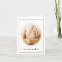 Erwartung einer Babykarte