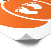 Erwartung einer kleinen Kürbisschwangerschaft-Ankü Poster (Ecke)