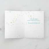 Erwartung eines Babys/Glückwunsch Persönlicher Nam Karte (Innenseite)