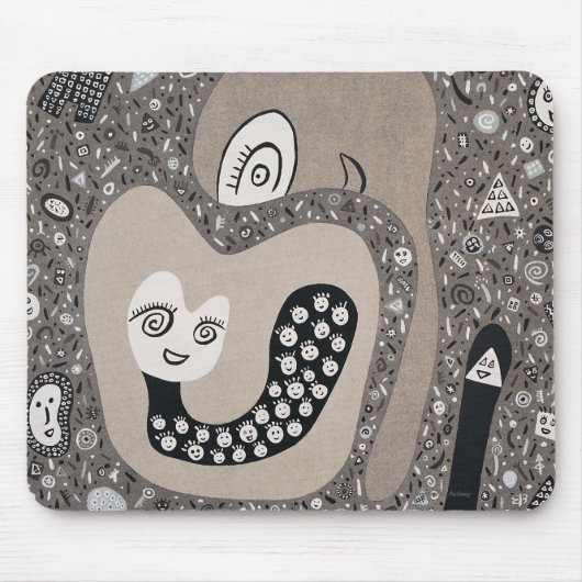 Erwartung eines Babys Mousepad (Vorne)