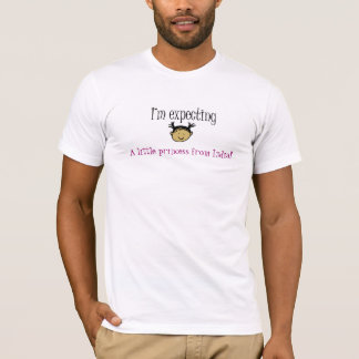 Erwartung eines Mädchens von Indien! T-Shirt