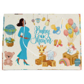 Erwartung eines Mutter-Party Große Geschenktüte (Vorderseite)