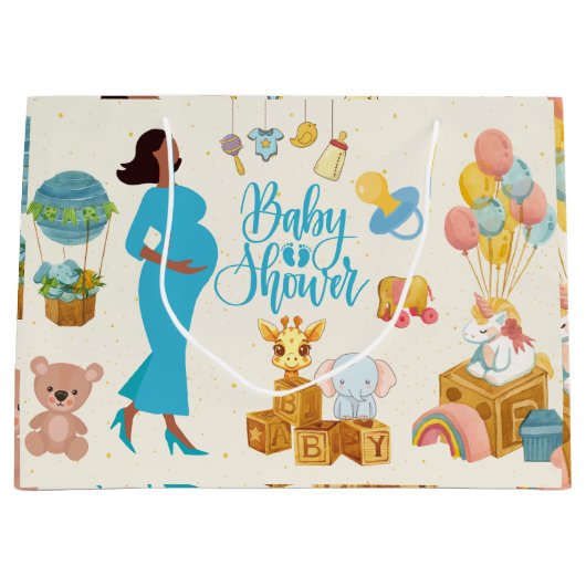 Erwartung eines Mutter-Party Große Geschenktüte (Vorderseite)