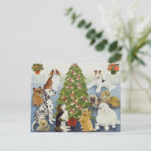 Erwartung Feiertagspostkarte (Stehend Vorderseite)