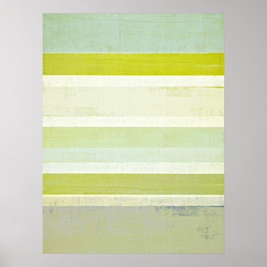 "Erwartung" Graue und braune Abstrakte Kunst Poster (Vorne)