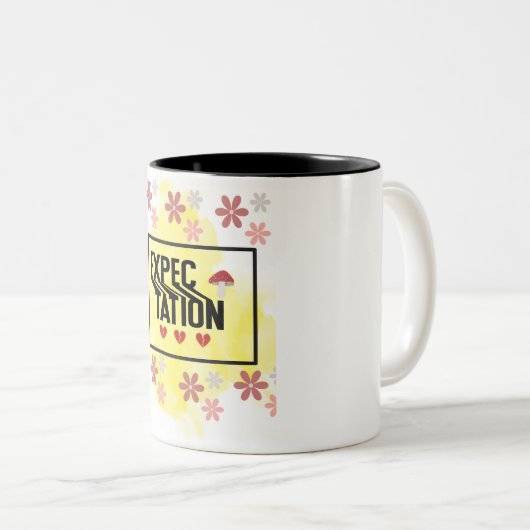 Erwartung | Herzzerrüttete Tasse (VorderseiteRechts)