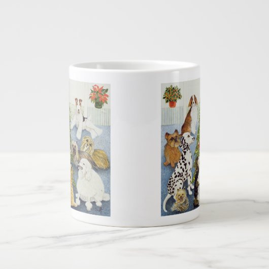 Erwartung Jumbo-Tasse (Vorderseite)