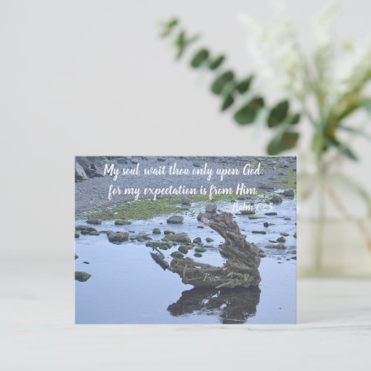 Erwartung! Postkarte (Stehend Vorderseite)