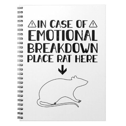 Erwartung | Rats Haustiere Geschenke Notizblock (Vorderseite)